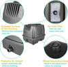 Hiblow 100L/M Air Diaphragm Pump Aerator Aquarium Pond Septic Compressor HAP-100
