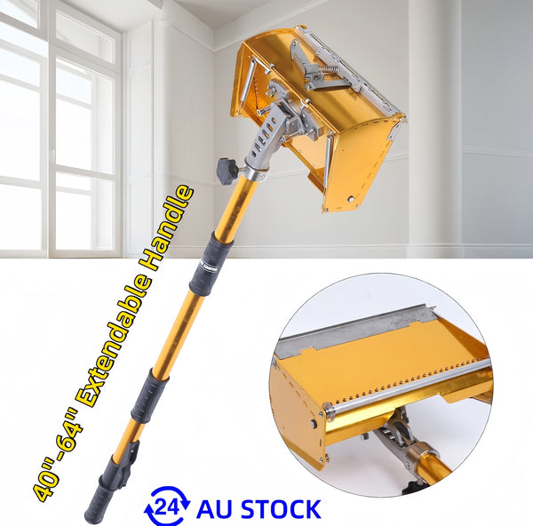 Wallboard Finishing Box Putty Powder Scraper Wall Plastering Flat Box w/Handle