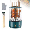 Electric Grill Barbecue Auto Rotating Smokeless Oven Kebab BBQ Machine w/ Skewer