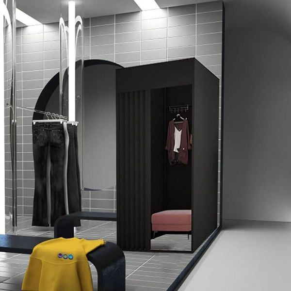 Mall Clothing Store Fitting Room Movable Changing Room Locker Privacy Room AU