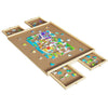 4-Drawer Puzzle Table Board 1000Pcs Wooden Puzzle Organizer Promote Parenthood