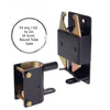 2 Way Farm Gate Latch Lockable Anti-Sag Livestock Gate Hardware For Ranches