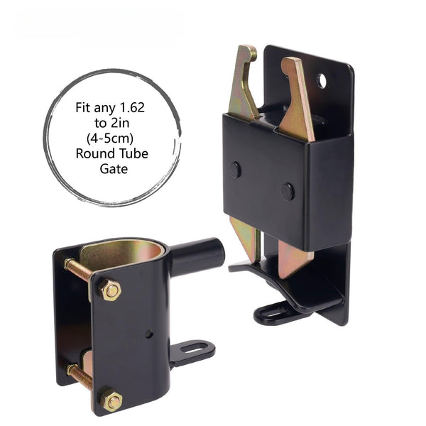 2 Way Farm Gate Latch Lockable Anti-Sag Livestock Gate Hardware For Ranches