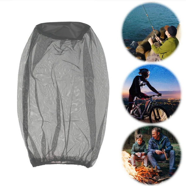 2X Mosquito Fly Head Net Bee Outdoor Fishing Insect Mesh Hat Mozzie Protector AU