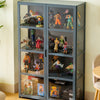 Figures Showcase Lego Display Cabinet w/ Acrylic Door Clear Bookshelf 4/5 Tier