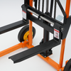 200kg Manual Forklift Platform Stacker Walkie Stacker 900mm Adjustable Forks