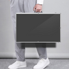Trading Card Display Case Box Aluminum Glass Clear Locking Coin/Jewelry Storage