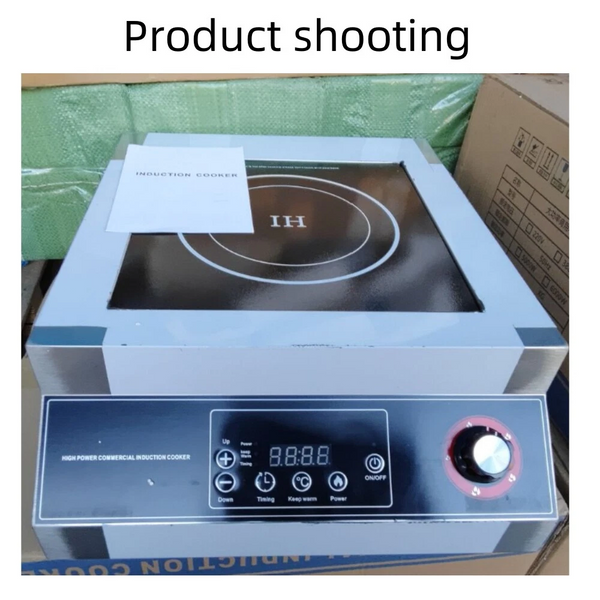 Portable Commercial Cooktop 5000W Induction Burner with Temp Settings Timer AU