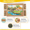 4-Drawer Puzzle Table Board 1000Pcs Wooden Puzzle Organizer Promote Parenthood