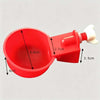 Automatic Chicken Feed Bucket with 12 Feeders Ports 10L Capacity Poultry Feeder