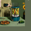 Electric Grill Barbecue Auto Rotating Smokeless Oven Kebab BBQ Machine w/ Skewer
