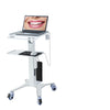 Medical Dental Lab Trolley Cart Intraoral Scanner Mobile Cart Clinic Laptop Rack