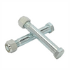 2X 25mm Mini Excavator Pins Replaceable Mini Digger Bucket Link Pin Attachments