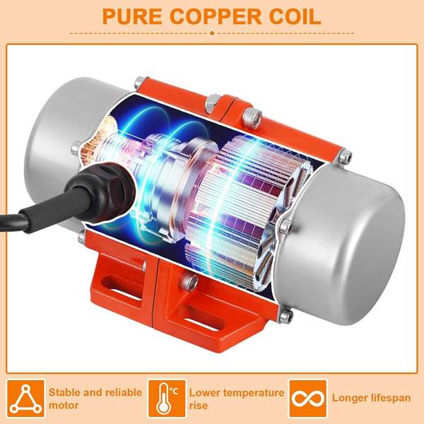 Vibration Motor 30W 3600RPM Aluminum Alloy Case with Speed Controller & AU PLUG