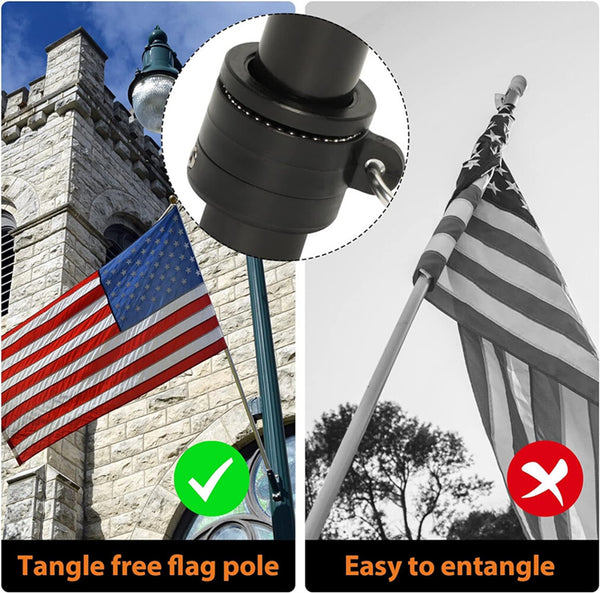 1.8M Telescopic Flag Pole Australian Flagpole Ball Flag Top Kit Holder Aluminum