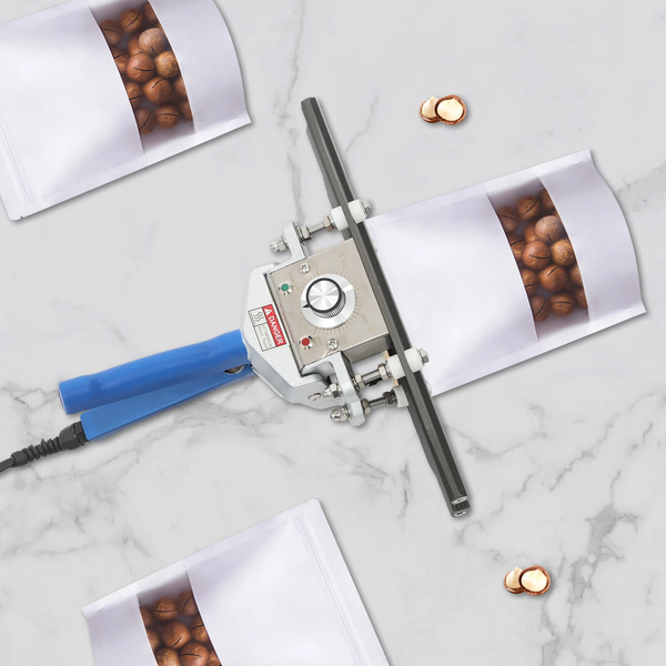 Portable Crimp Sealer for Foil,Kraft,and Mylar Bags Food Storage Prevent Leakage