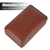 4-Finger Cigar Humidor Travel Cigar Case Holder Storage Wood Leather Box Gift AU