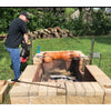 1.3m Electric BBQ Rotisserie Grill Spit Automatic Height Adjustable + 15W Motor