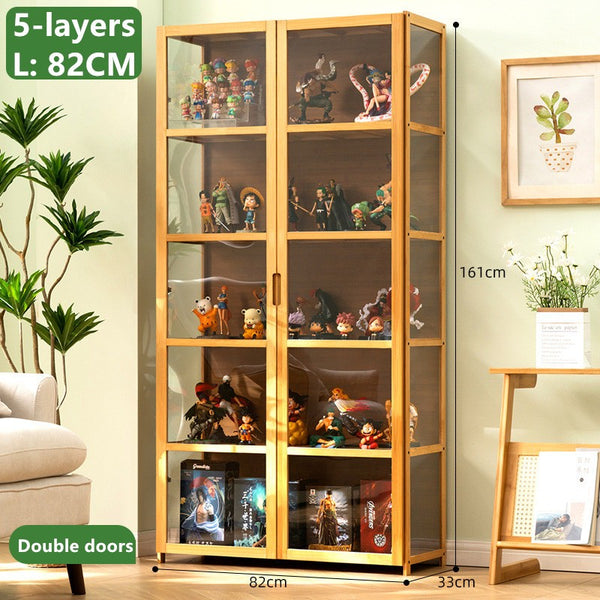 Display Storage Case for LEGO Statues Storage Shelves Dustproof Display Cabinet
