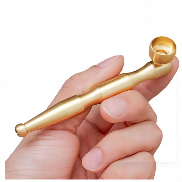 8cm Metal Brass Smoking Pipe Cigar Herb Smoking Accessories Metal Tobacco Pipe