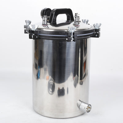 24L Autoclave Sterilizer Dental Medical Lab Equipment Stainless Steel