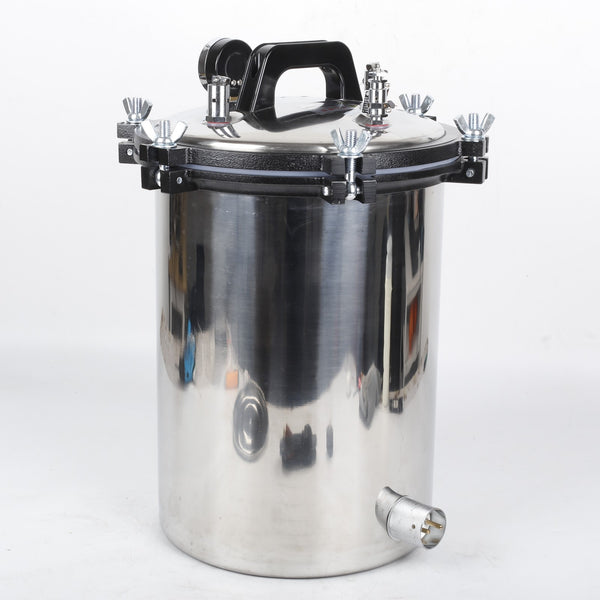 24L Autoclave Sterilizer Dental Medical Lab Equipment Stainless Steel