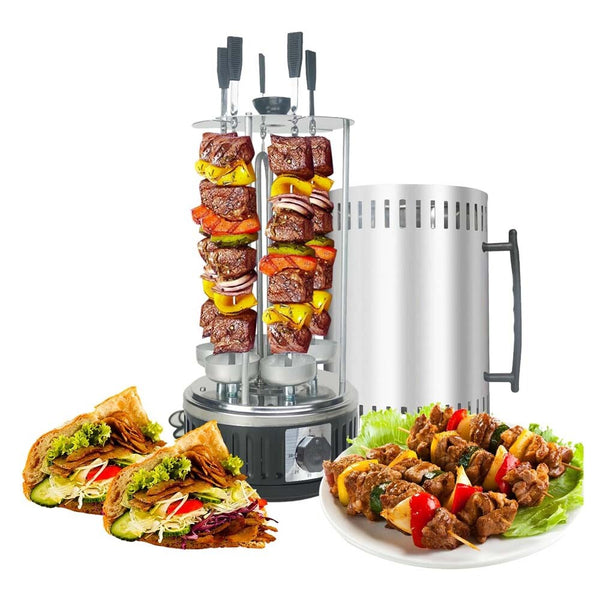 BBQ Machine Vertical Broiler Shawarma Spinning Grill for Rotisserie Family Party