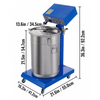 450g/min Electrostatic Powder Coating Spray Gun 45L Powder Hopper Trolley AU