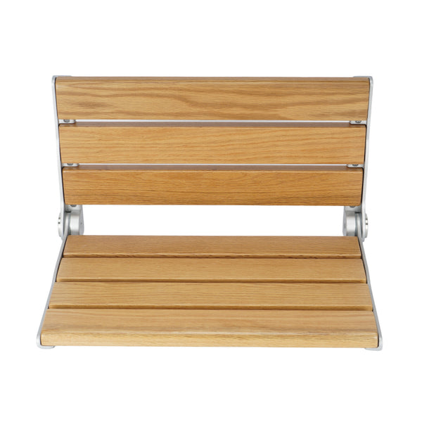 Foldable Wall-Mount Shower Seat Fold Down Shower Bench Chair for Elderly 440lbs