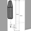 Pull-Down Ironing Board Wardrobe Mounted 180°Rotatable Ironing Board for Cabinet