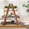 3 Tier Cupcake Stand Wooden Foldable Cake Stand with Removable Trays for Party