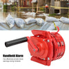 Emergency Hand Crank Siren Horn 110DB Manual Operated Warning Metal Alarm Safe
