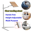 Book Holder Tablet Floor Stand Adjustable Reading Station Ergonomic Page Support
