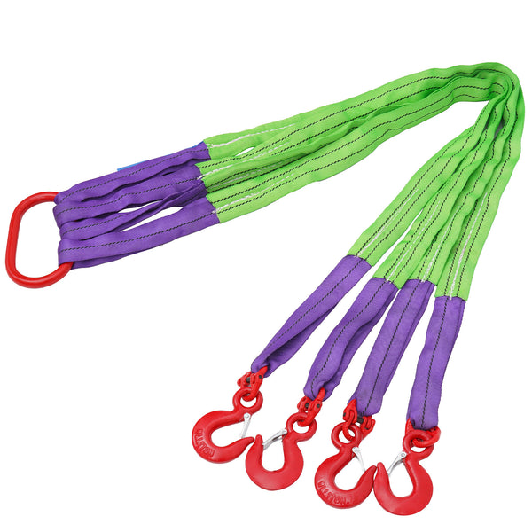 2/4 Leg Chain Sling for Lifting with Hooks Heavy Duty 3 Ton  Lift Chains Rigging