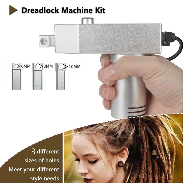 Portable Handheld Dreadlock Machine Crochet Braiding Making Machine 6/8/10 mm