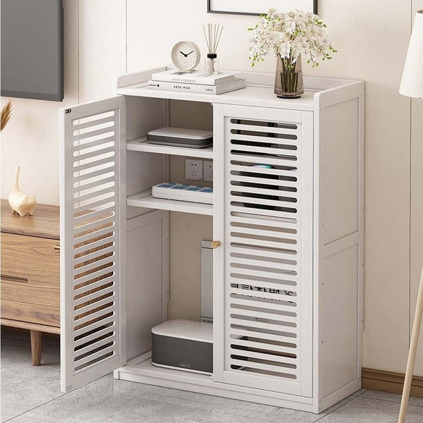 WiFi Router Storage Cabinet Router Storage Box Ventilation & Cord Management