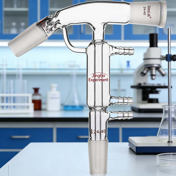 Lab Short Path Distillation Head 24/29 Condenser Micro Distiller Connecting Pipe