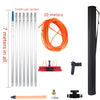 Solar Panel Cleaning Brush 7m Adjustable Water Fed Pole Outdoor Window Washing