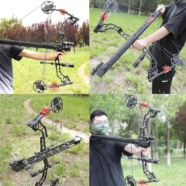 Rapid Bow Shooter Launcher +6 Arrow +Laser Sight Archery Launcher Orbital Tool