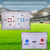 Magnetic Soccer Football Coach Board Portable Clipboard Tactical Board Kit