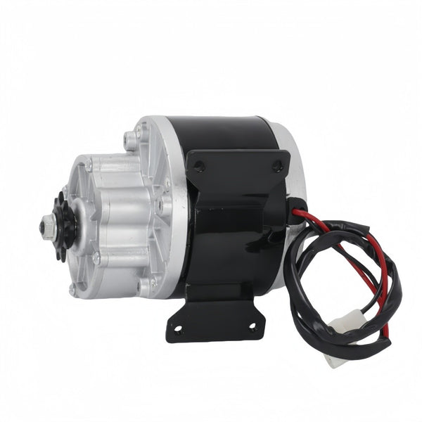 12V 250W Reversible Geared Motor with 9 Tooth Bicycle Speed Reduction Motor
