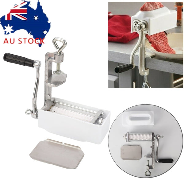 Heavy Duty Meat Tenderizer Cuber Steak Machine Flatten Cast Iron Kitchen Tool