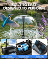 Submersible Koi Pond Filter with Fountain Pump Kit 1050GPH 85W 3 Spray Nozzles