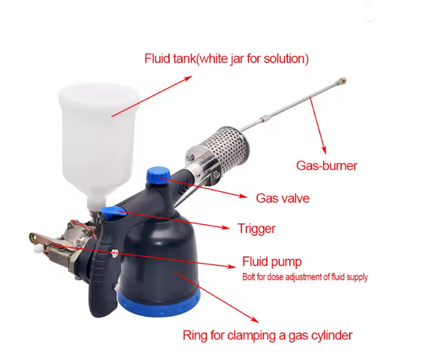 Oxalic Acid Vaporizer Beekeeping Propane Fogger 99.99% Varroa Mites Remover AU