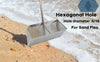 Sand Fleas Rake With Pail Shark Tooth Sifter Stainless Steel Sand Fleas Rake