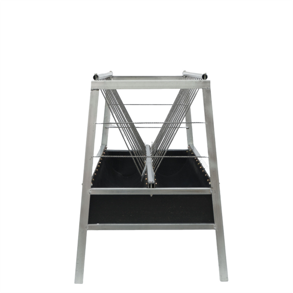 1.5M Feed Trough Goat Cattle Hay Grain Rubber Feeder Tray with Metal Bracket