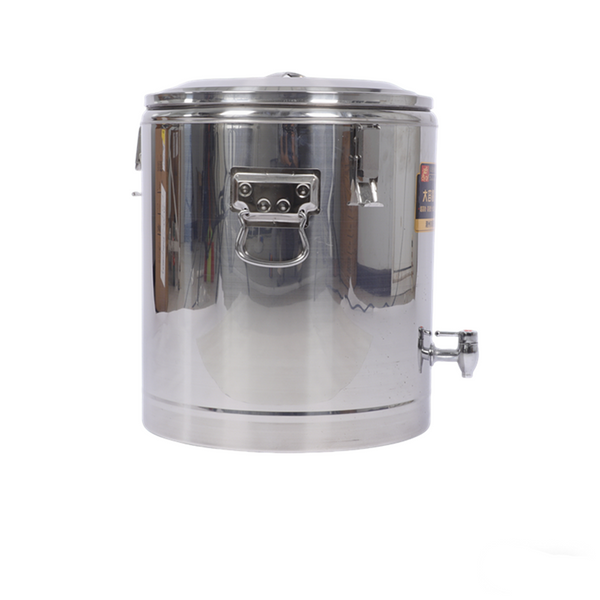 Stainless Steel Insulated Barrel Beverage Dispenser with Spigot Keep Hot Cold