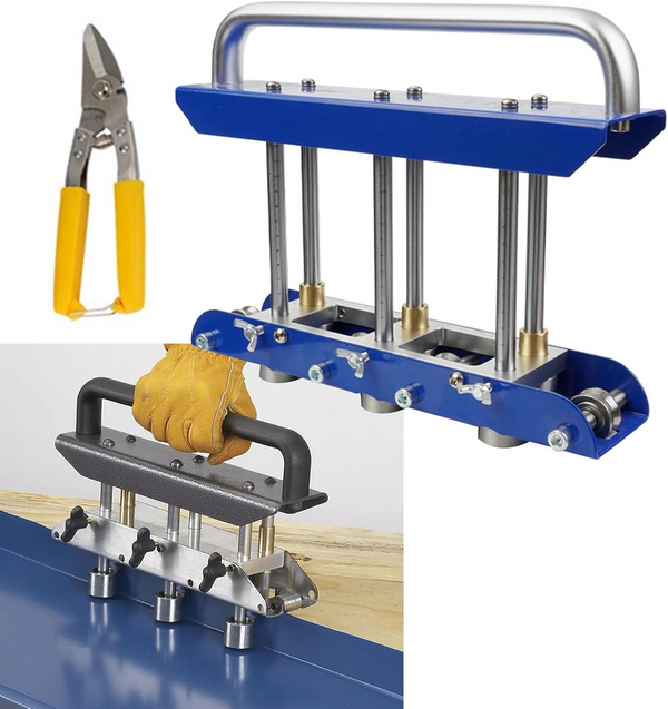 Three-Station Edge Roller Bender 0-90° Bending Angle Bending Metal Roofing Tool
