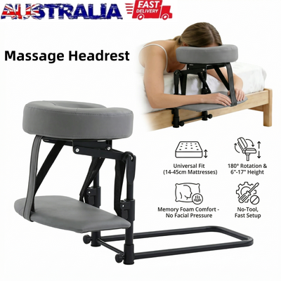 Massage Headrest for Bed Face Cradle Adjustable Multi Function for Salon Home