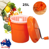Commercial Vegetable Dehydrator Manual Salad Spinner Fruit Dryer Basket 25L